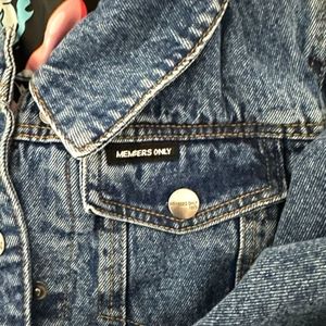 Members only x SpongeBob reversible denim jacket